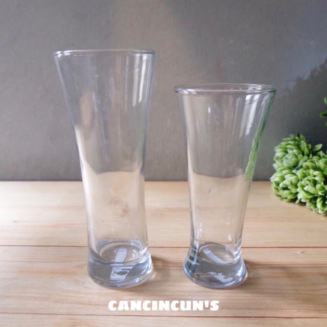 Jual Gelas Jus 17cm 19cm Juice Glass Gelas Kaca Tinggi Shopee Indonesia