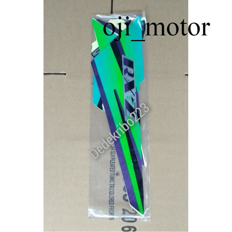 Jual stiker. striping body yamaha rxz lama. rx z warna hijau biru (RXZ ...
