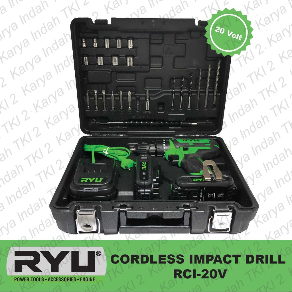 Cordless drill ryu impact best sale drill 20v