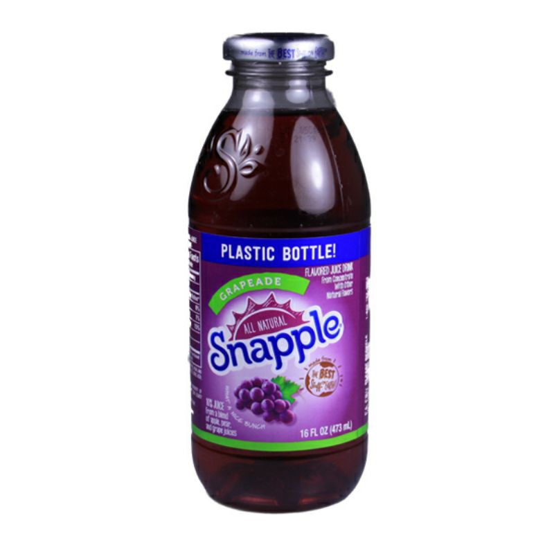 Jual Snapple All Natural Grapeade - Minuman Rasa Buah anggur 475ml ...