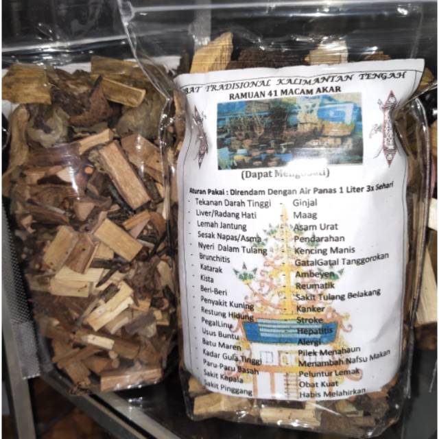 OBAT HERBAL DAYAK RAMUAN 41 MACAM AKAR/HERBAL MENGOBATI SEMUA PENYAKIT