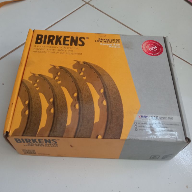 Jual Birkens Brake Shoe Kampas Rem Aerio Baleno Esteem Shopee Indonesia