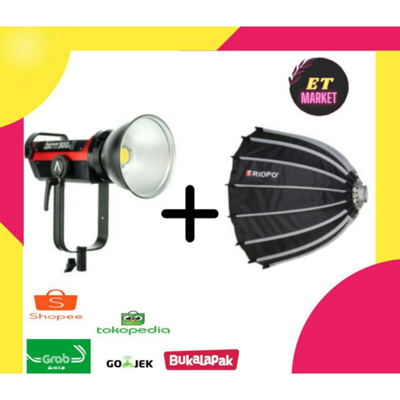 Jual Paket Aputure Light Storm LED Video Light LS COB 300D II 300D Mark