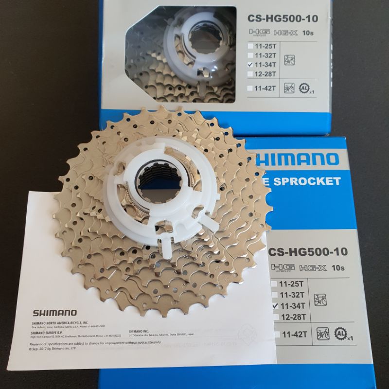 Jual Sprocket Cassette Shimano HG500 10 Speed Tiagra 10 Speed 11
