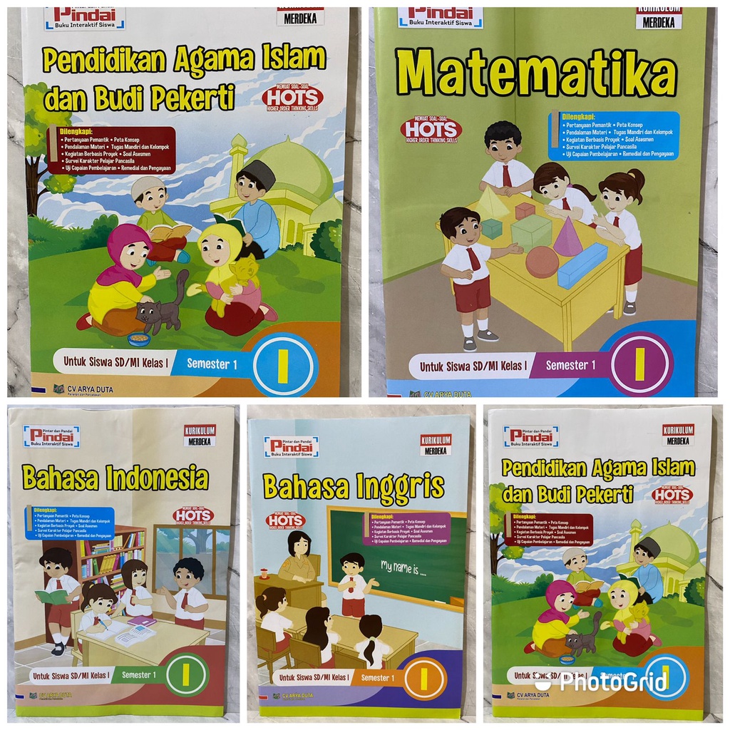 Jual LKS PINDAI KELAS 1 SD/MI SEMESTER 1 KURIKULUM MERDEKA | Shopee ...