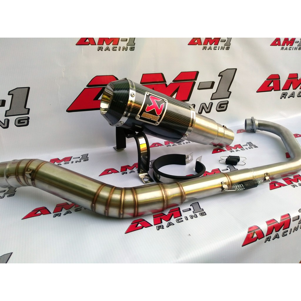 Jual Knalpot Racing Akrapovic Gp M1 Lorenzo Carbon Byson Fi Karbu Xabre ...
