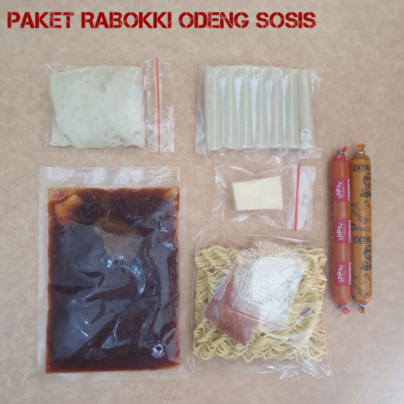 Jual Rabokki / Raboki Ramyeon Ramen Tteokbokki / Tokpoki / Topokki with ...