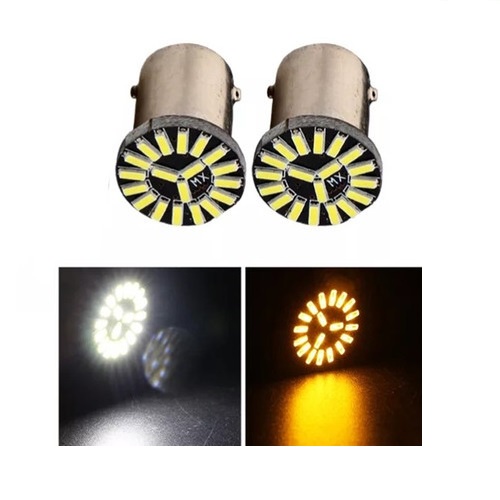 Jual Lampu LED Sign Sein 1156 BA15S 18 SMD 3014 Bayonet 1 Kaki Lampu ...
