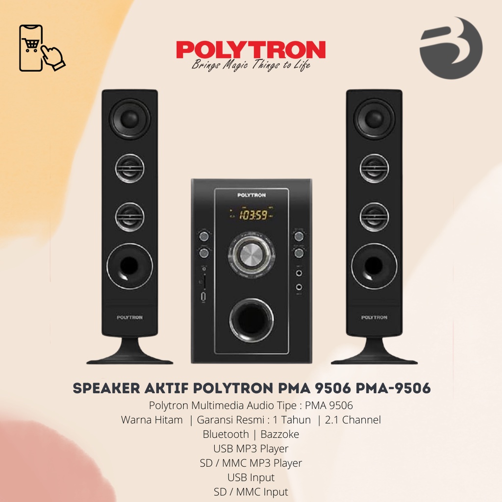 Jual Speaker Aktif Polytron Pma 9526 Shopee Indonesia