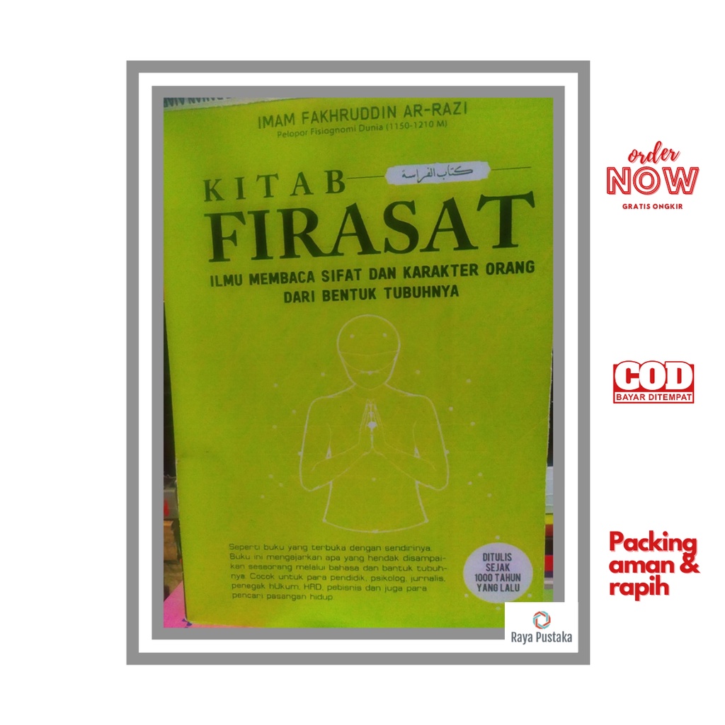 Jual Buku Kitab Firasat Oleh Imam Fakhruddin Ar-razi | Shopee Indonesia