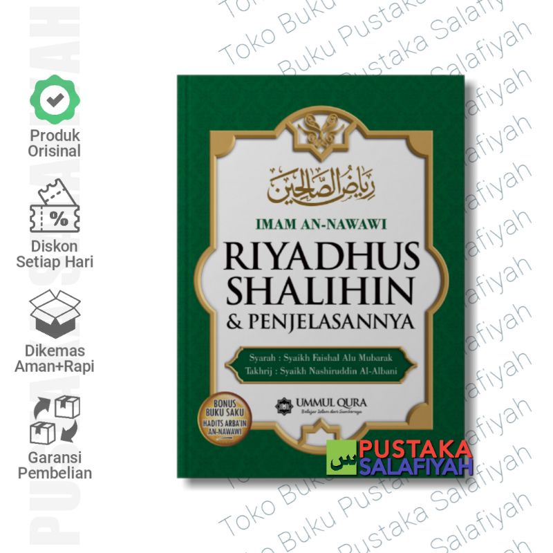 Jual Buku Kitab Riyadhus Shalihin And Penjelasannya Ummul Qura Shopee