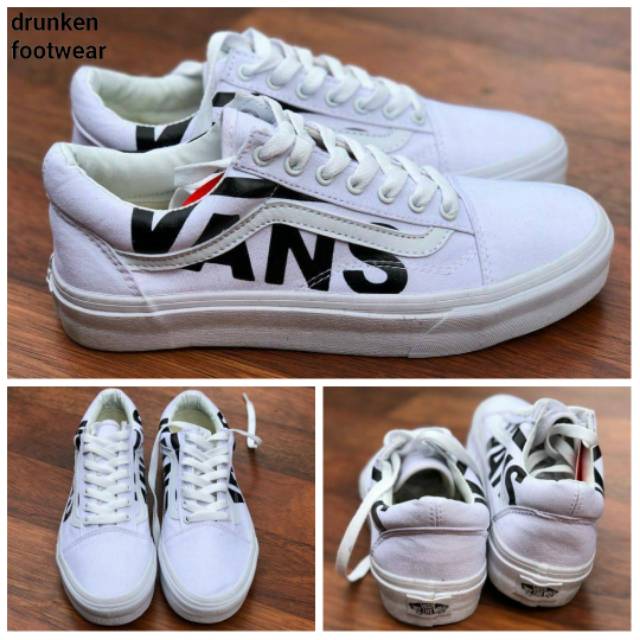 Vans old skool big on sale logo