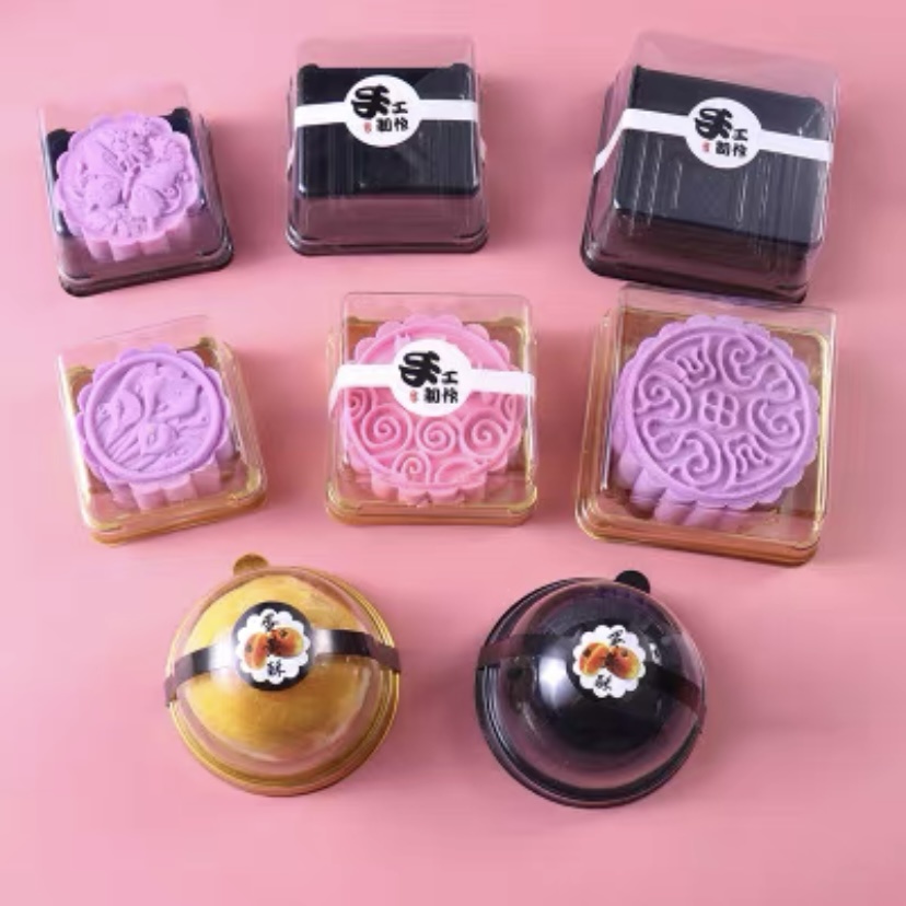 Jual Mooncake Tray / Alas Kue Bulan dengan Tutup warna Emas Berbagai ...