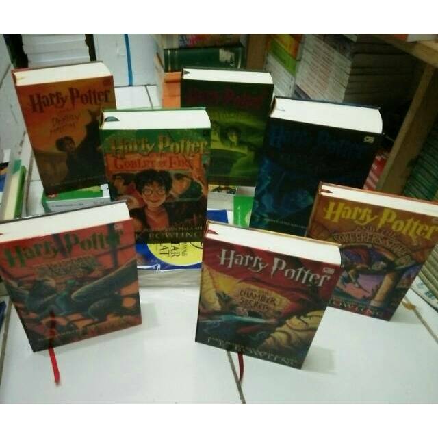 Jual Novel Harry Potter Hardcover Jilid 1-7 Lengkap | Shopee Indonesia