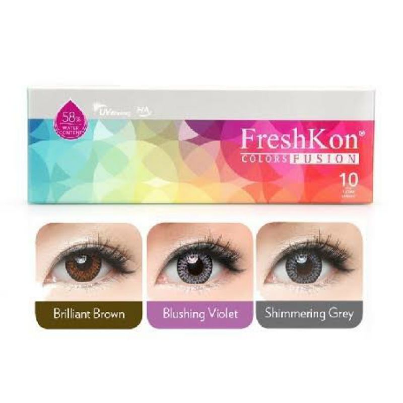 Jual Softlens Freshkon Color Fusion Daily | Shopee Indonesia