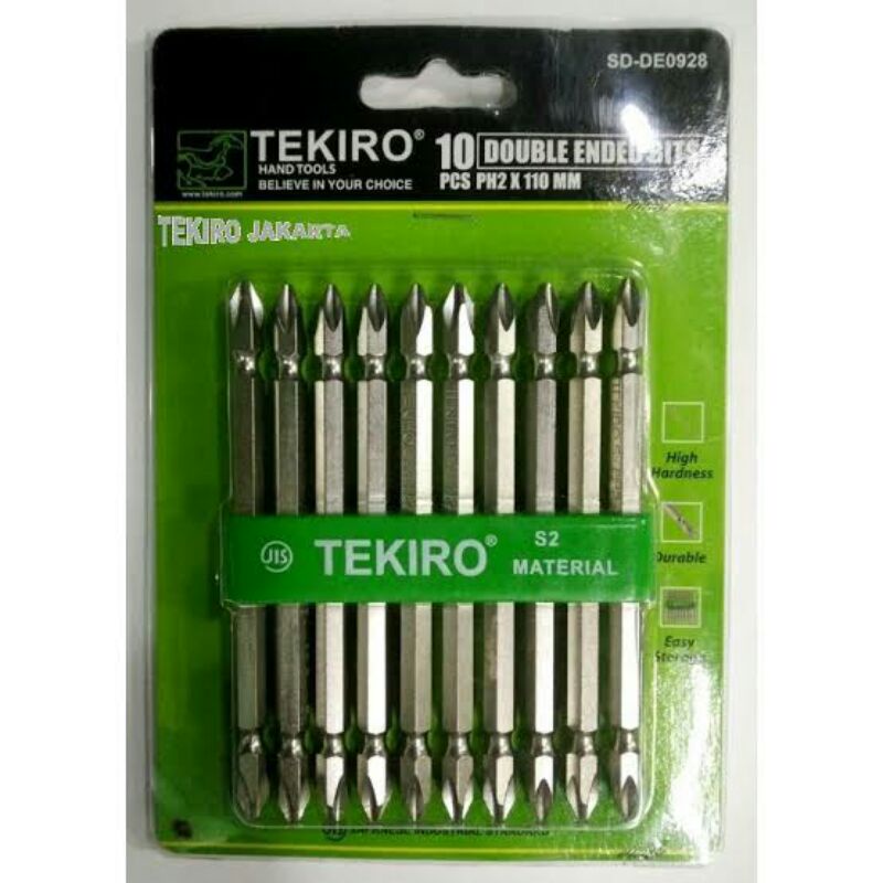 Jual Tekiro Mata Obeng Angin Double Ended Bit Set Pcs Ph X