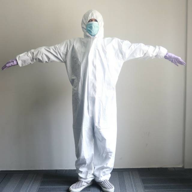 Jual Baju APD Hazmat warna Putih | Shopee Indonesia