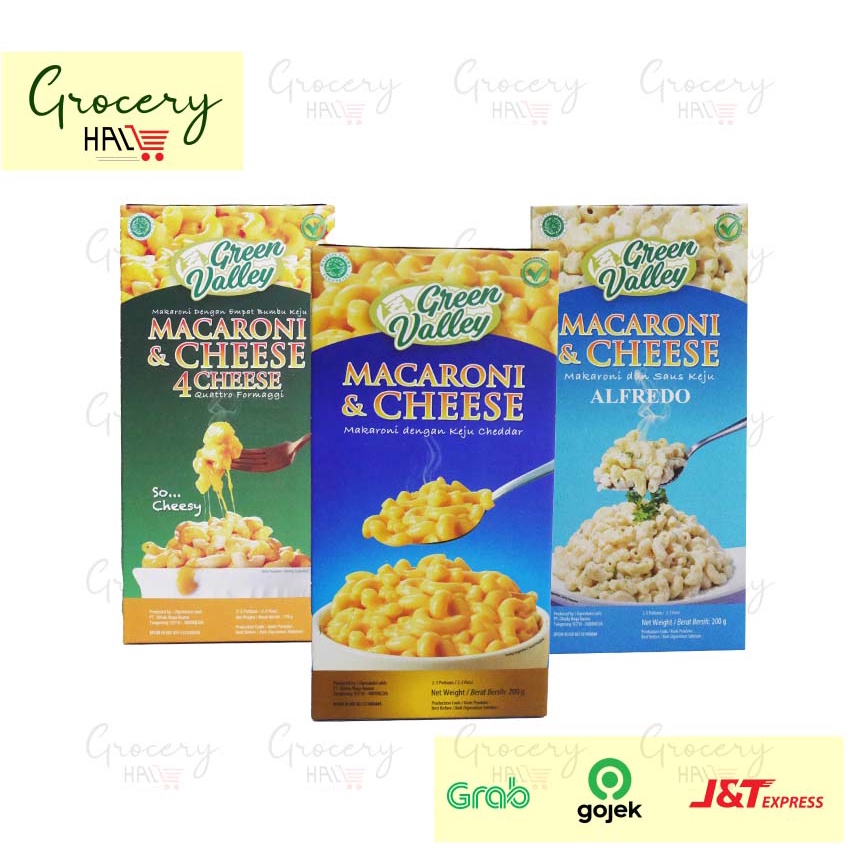 Jual GREEN VALLEY MAC AND CHEESE 200 GRAM ( MACARONI ORIGINAL ALFREDO
