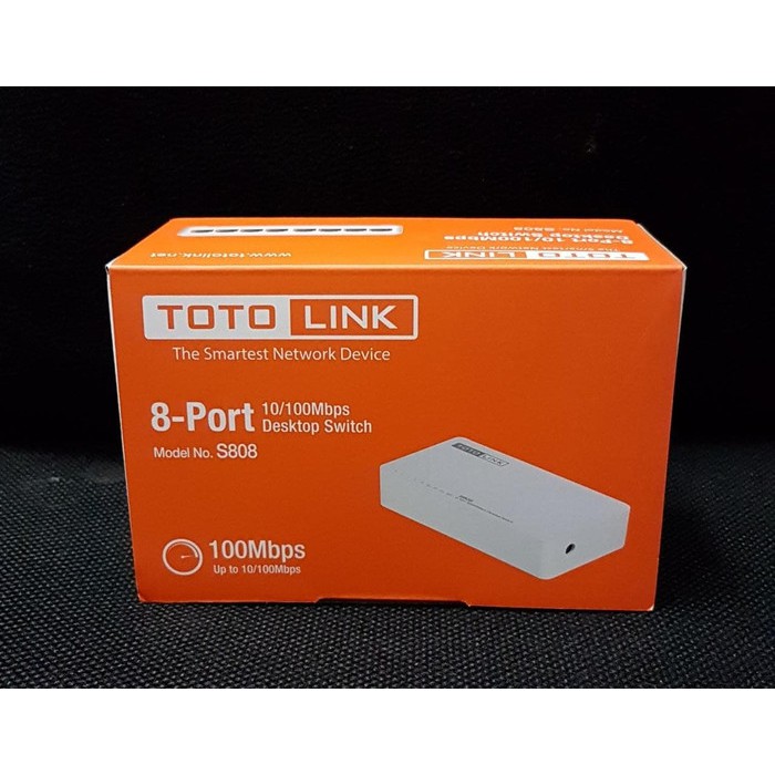 Jual Miliki TOTOLINK S808 Switch 8 Port 10/100Mbps Fast Ethernet Diskon ...