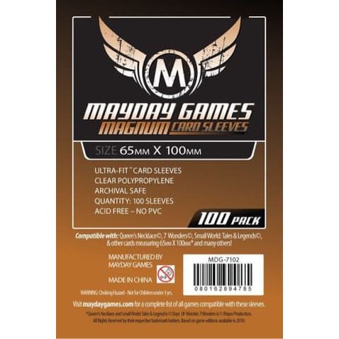 Jual Mayday Card Sleeves 65x100 mm - Board Game - 7 Wonders / Coup | Shopee  Indonesia