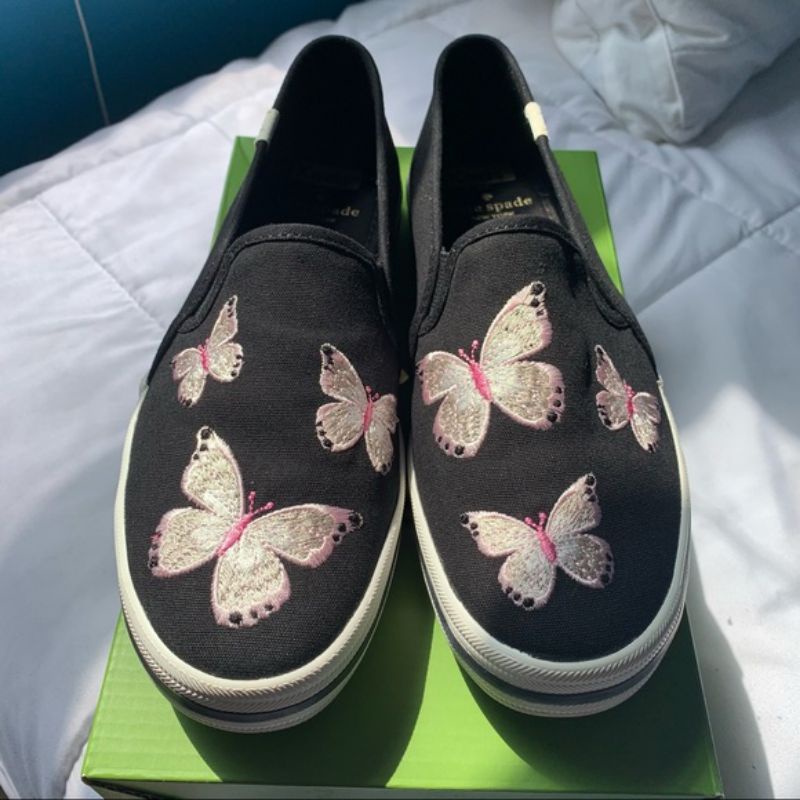 Keds kate hot sale spade butterfly