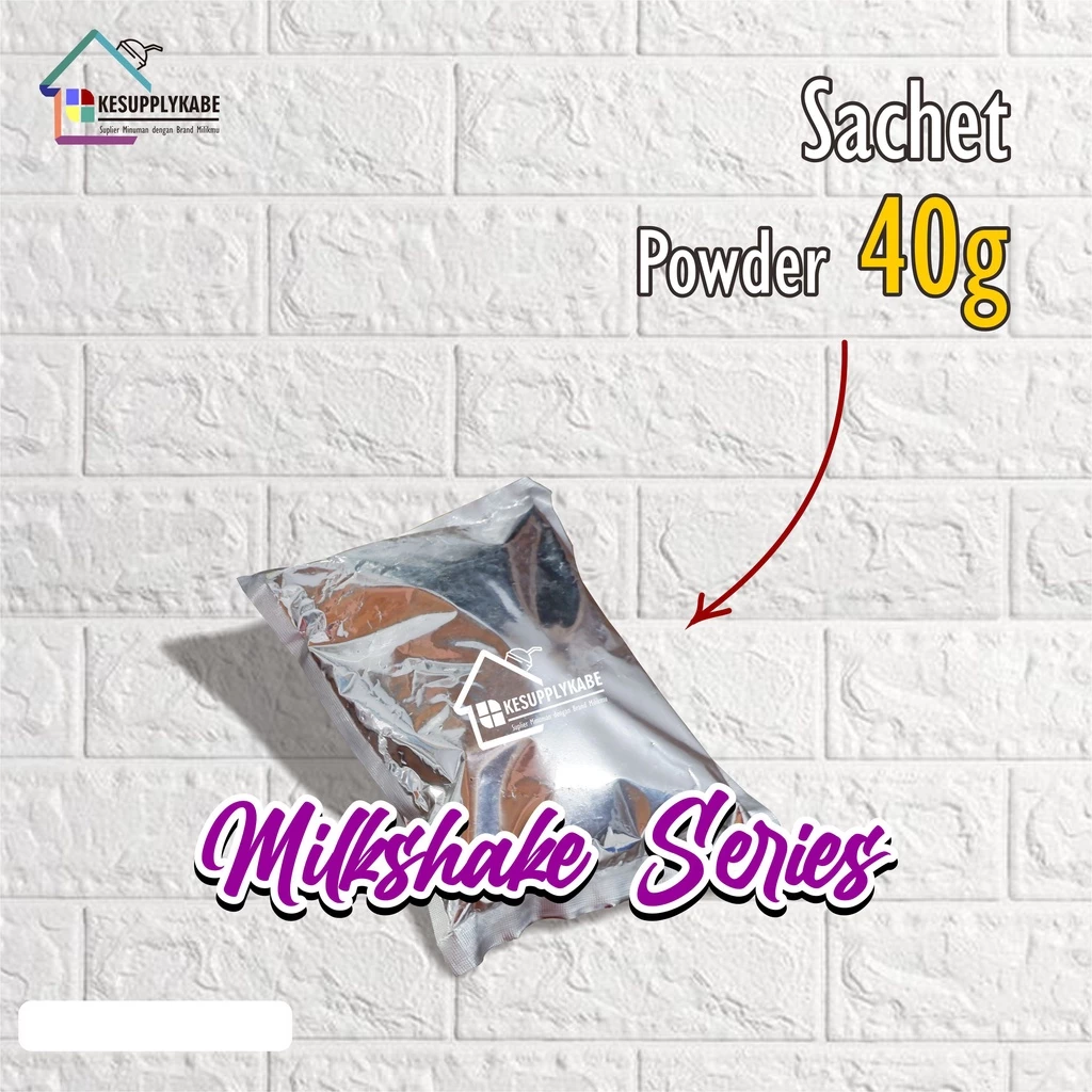 Bubuk Minuman Premium Aneka Rasa MIX dan PLAIN (Sachet 40gram MILKSHAKE SERIES)