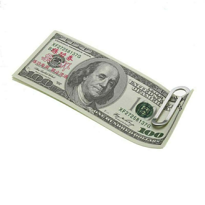 Jual Money Paper Clip Stainless Steel Lucu Unik Simple Praktis ...
