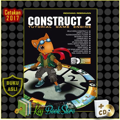 Jual Buku Contruct 2 Tutorial Game Engine Plus CD - RICKMAN ROEDAVAN ...