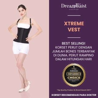 DreamWaist - Xtreme Vest Shaper - Korset Pelangsing Perut 29 Bones Terampuh  - Korset Perbaiki Postur Tubuh - Korset Perut Buncit