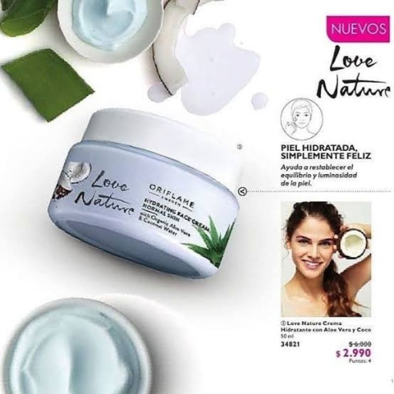 Jual Love Nature Face Cream Aloe Vera & Coconut Water Shopee Indonesia