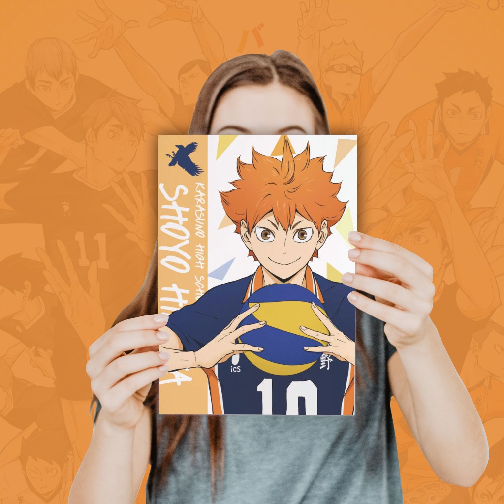 Jual Poster Anime Haikyuu Koleksi A4 Hinata Shoyo Kageyama Tobio