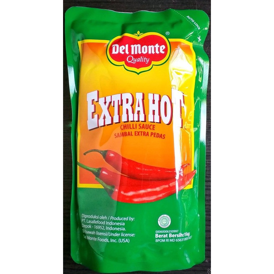 Jual Delmonte Saus Sambal Extra Pedas 1kg Del Monte Extra Hot Chilli