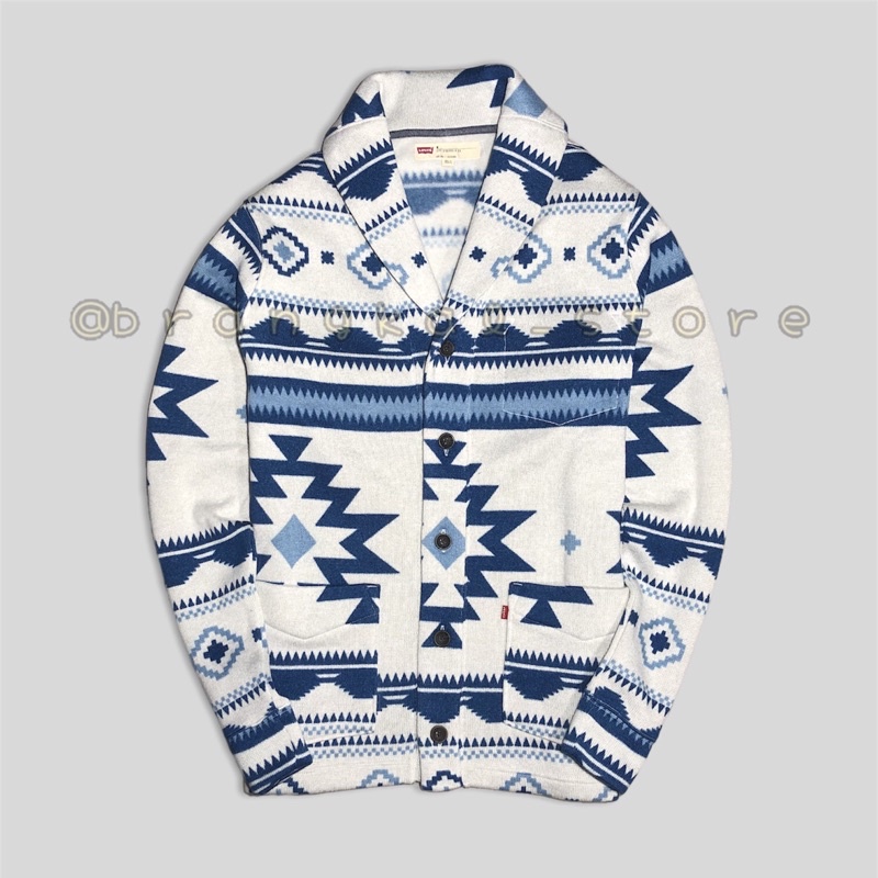 Jual Jaket cardigan LEVIS REVERE GEO SHAWL COLLAR SWEATER Shopee Indonesia