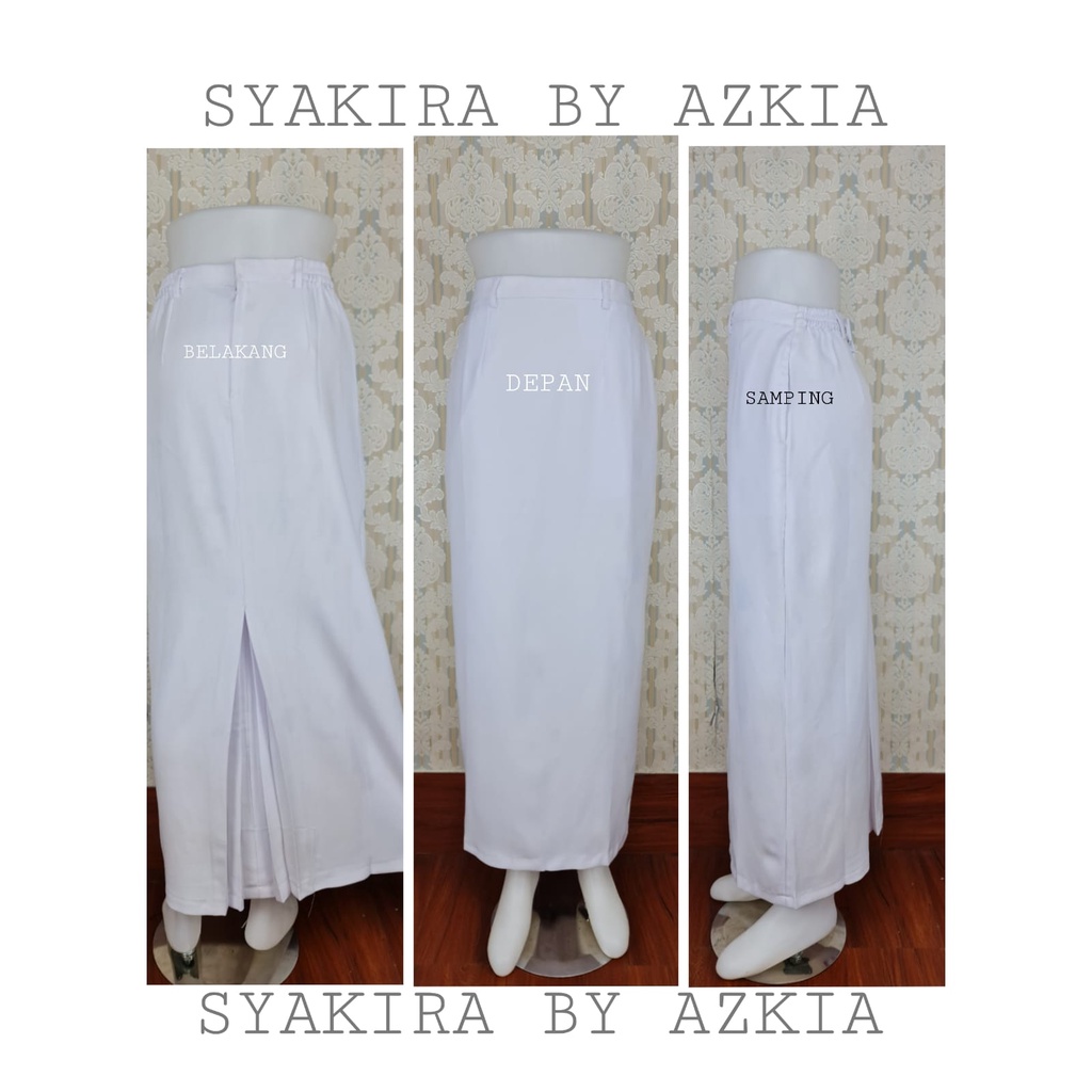 Jual Rok Span Syakira merah-Maroon-Silver-Putih-Hitam-kuning-Dongker ...