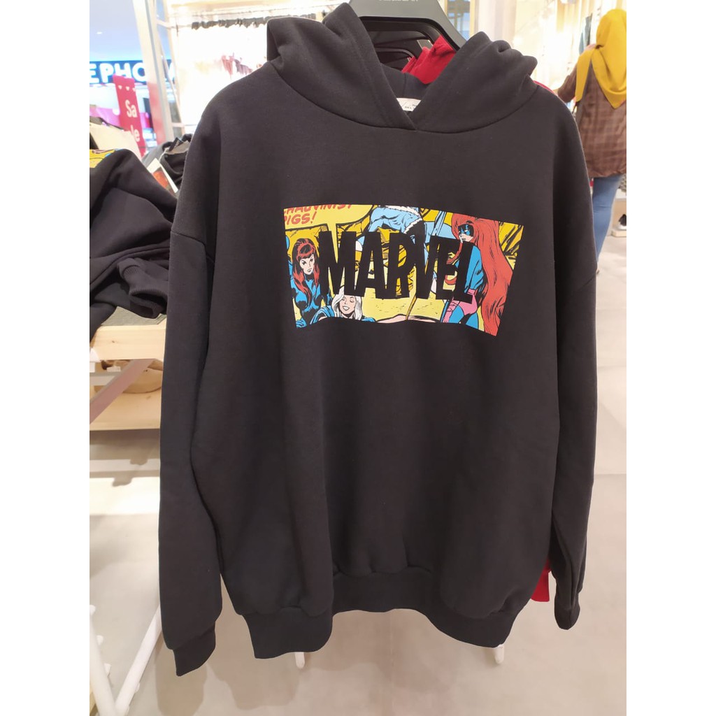 SALE Pull Bear Marvel Hoodie Unisex Original