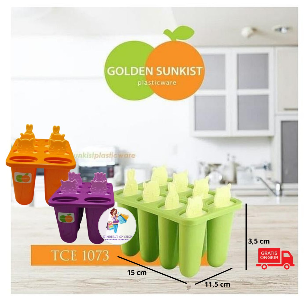 Jual Cetakan Es Golden Sunkist Tce 1073 Cetakan Es Krim Stik Shopee Indonesia 0621