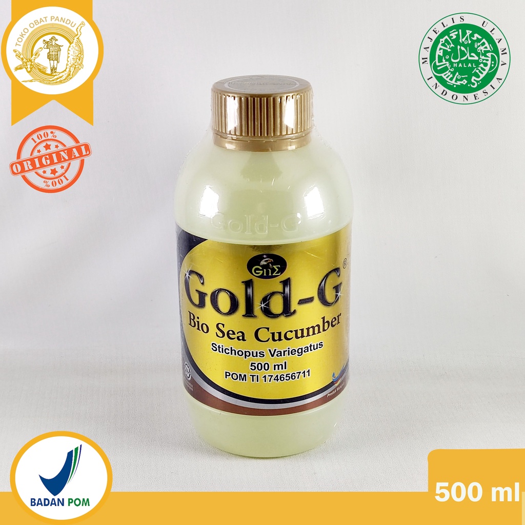 Jual Gold G 500 Ml Bio Sea Cucumber Jelly Gamat Gold G Teripang