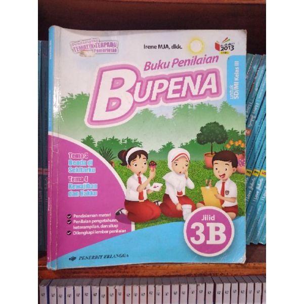 Jual BUKU BEKAS BUPENA 3B KELAS 3 SD ERLANGGA KURIKULUM 2013 EDISI ...