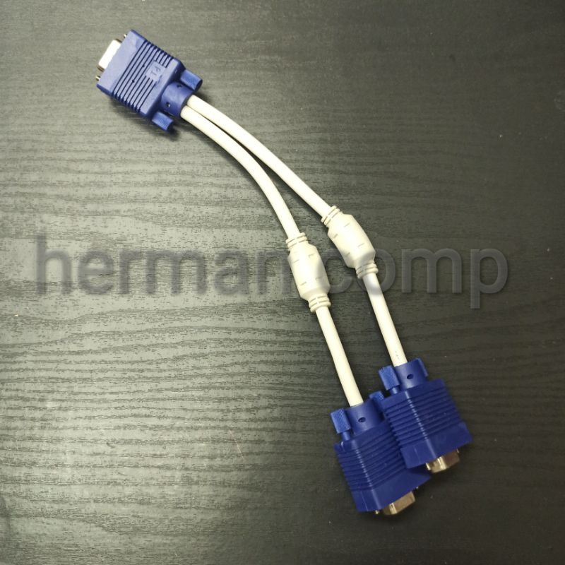 Jual Kabel Paralel VGA to 2 VGA Good Quality | Shopee Indonesia