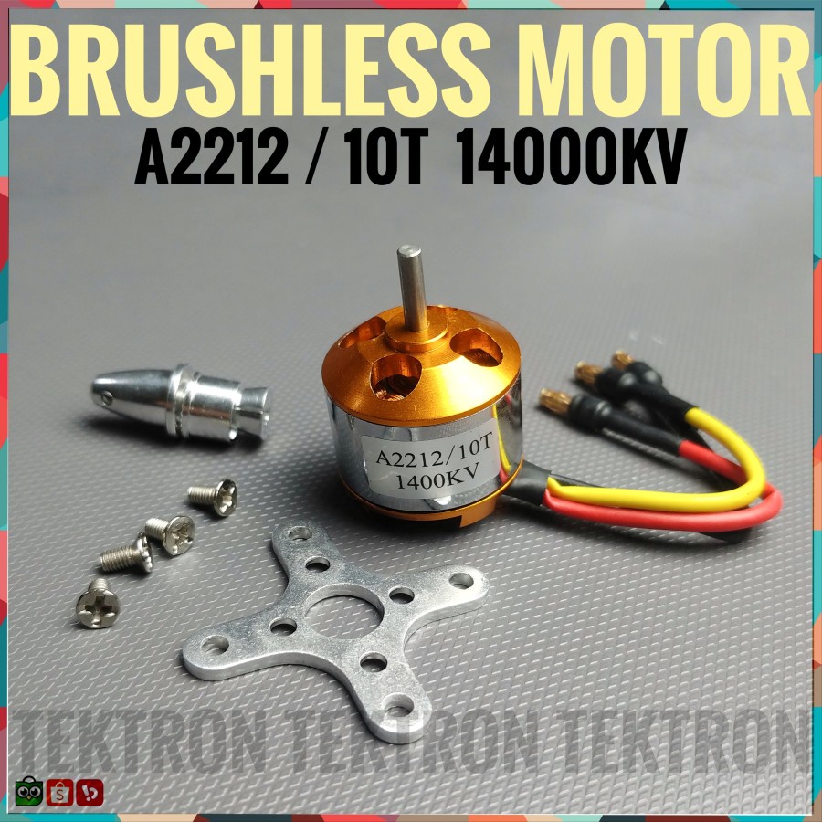 Jual BRUSHLESS MOTOR A2212 10T 1400KV 2212 A2212-10T RC Aircraft KV1400 ...