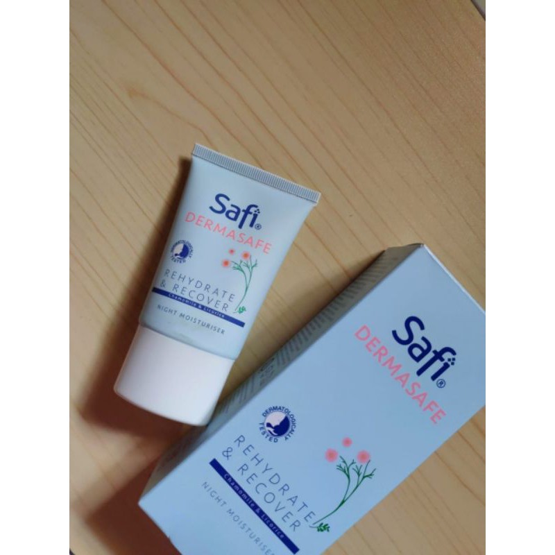 Jual SAFI DERMASAFE Night Moisturizer ( preloved ) | Shopee Indonesia