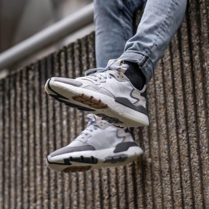 Jual Adidas Nite Jogger Cloud White CG5950 ORIGINAL | Shopee Indonesia