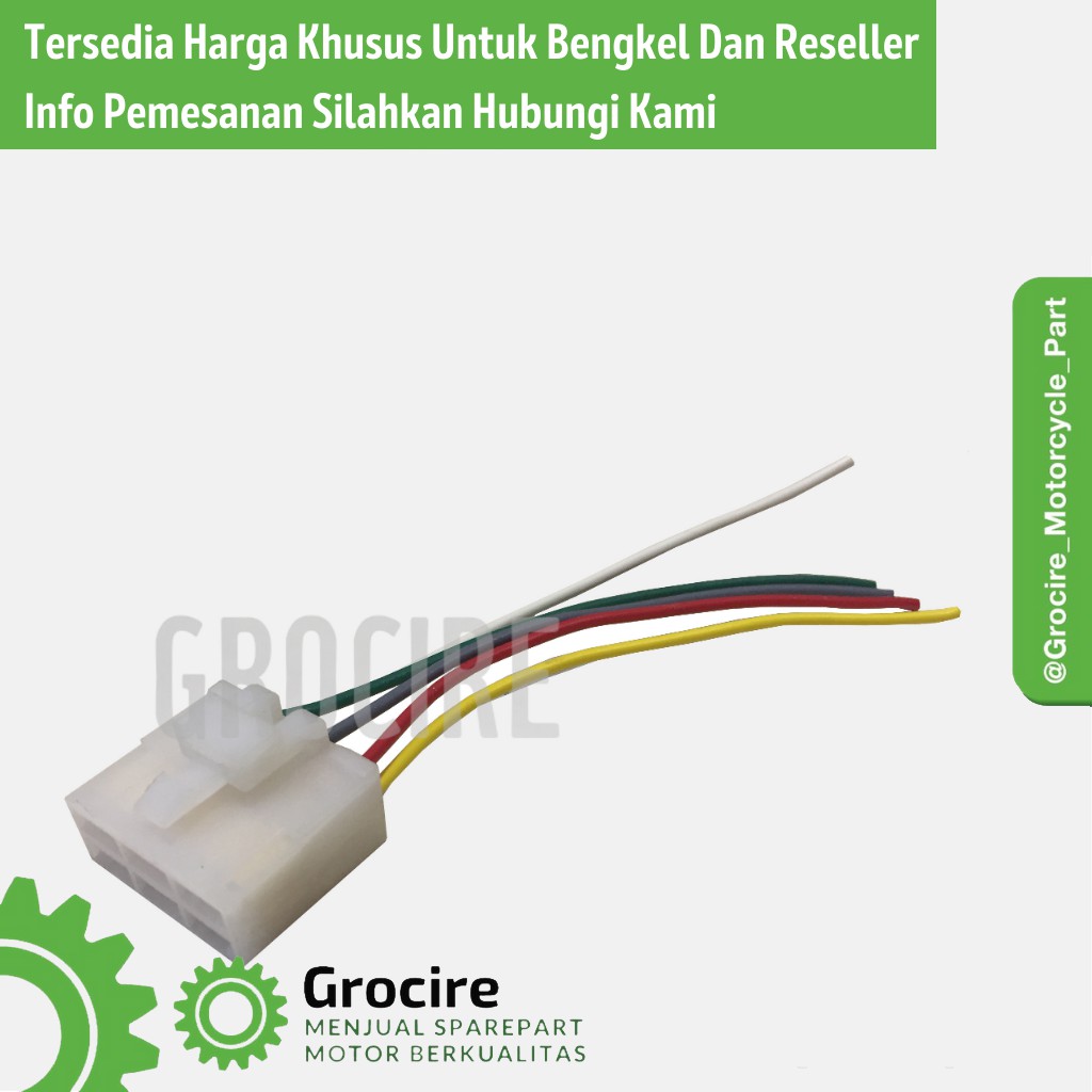 Jual fiting soket tiger KIPROK REGULATOR 5 KABEL PIN TIGER LAMA NEW