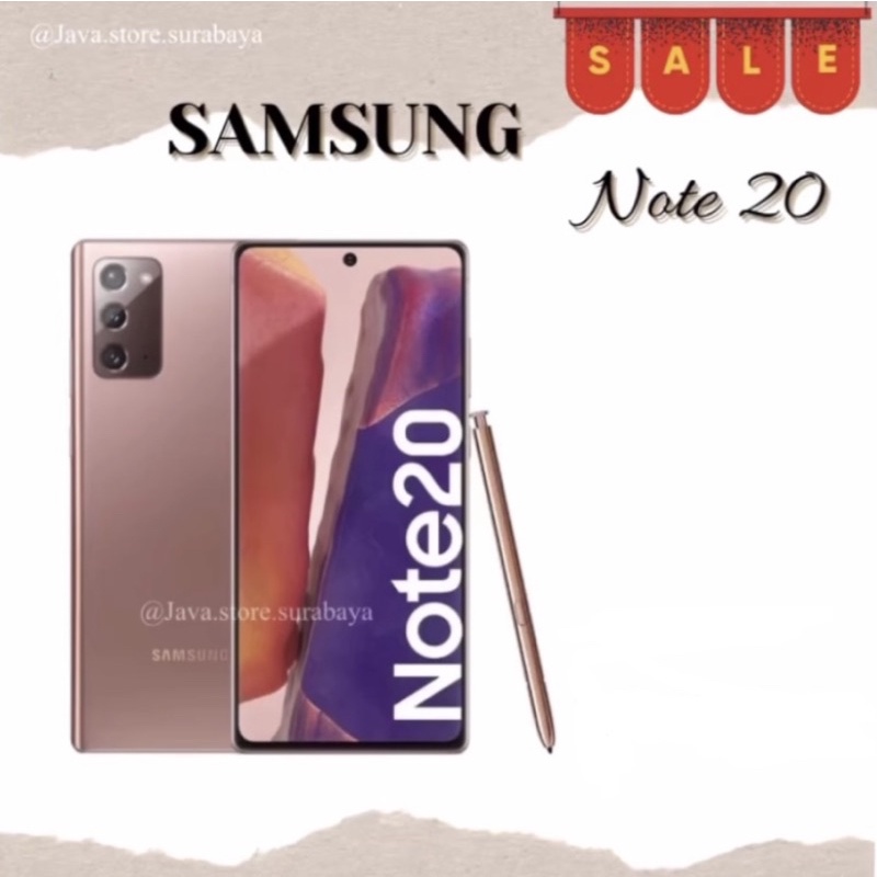 Jual SAMSUNG GALAXY NOTE 20 SECOND ORIGINAL GARANSI RESMI Shopee