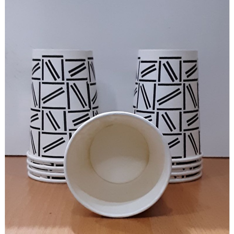 Jual GELAS KOPI PAPER CUP 8 OZ KERTAS (1 ROLL ISI 50 PCS) | Shopee ...