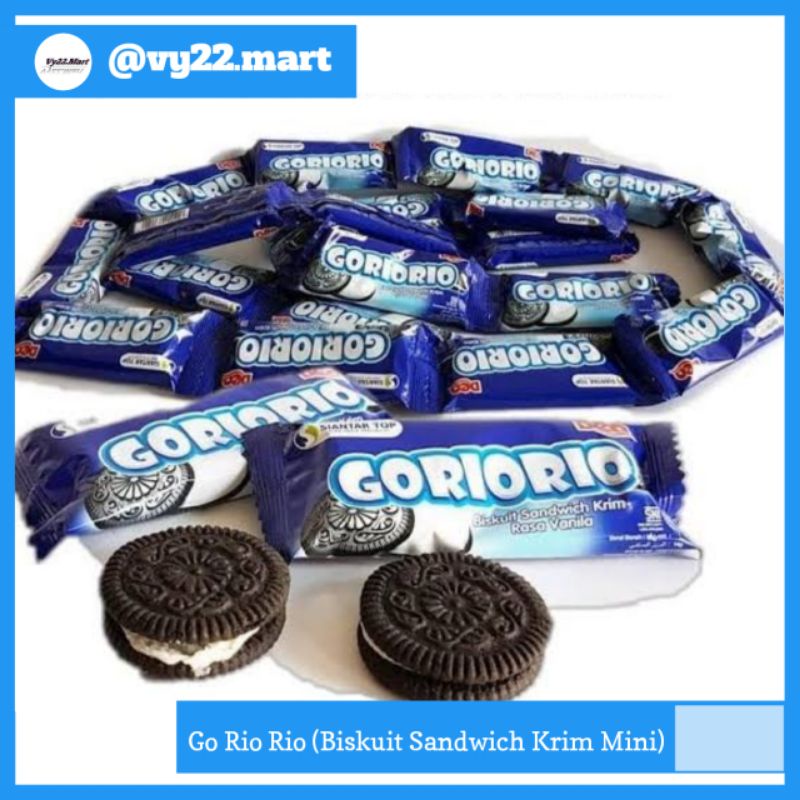 Jual Go Rio Rio, GORIORIO Biskuit Sandwitch mini | Shopee Indonesia