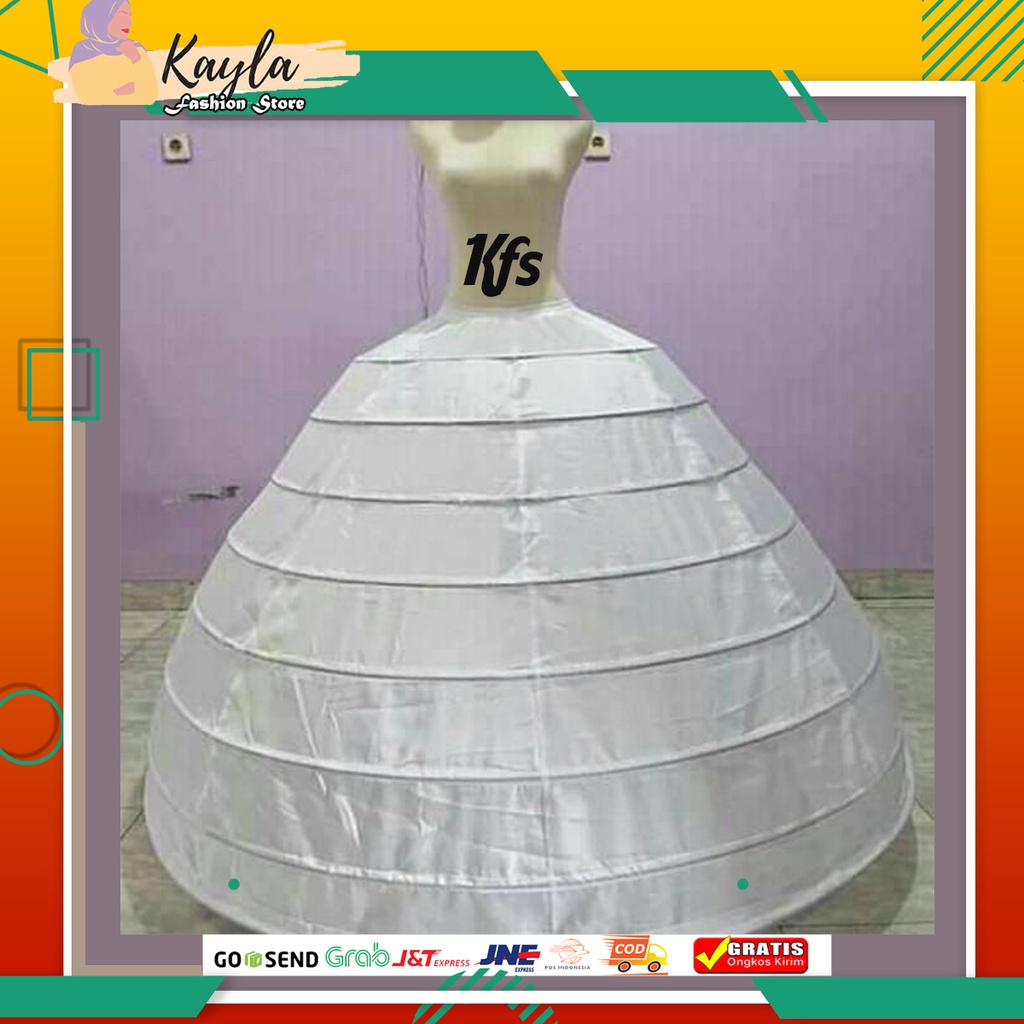 Jual petikut/peticoat /pengembang gaun ring 8 jumbo diameter 150 CM ...