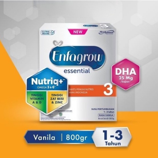 Jual MEAD JOHNSON Enfagrow Essential 3 Susu Formula 13 Tahun 800 gr