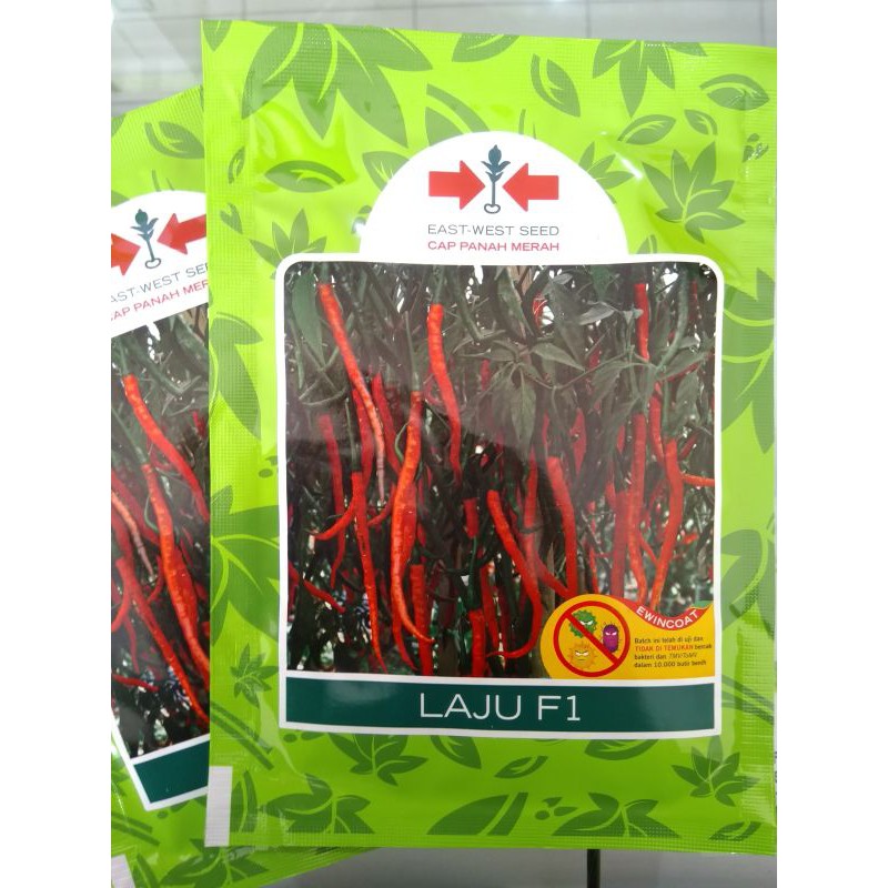 Jual Benih Cabe Merah Keriting Hibrida Laju F1 1750butir Cap Panah