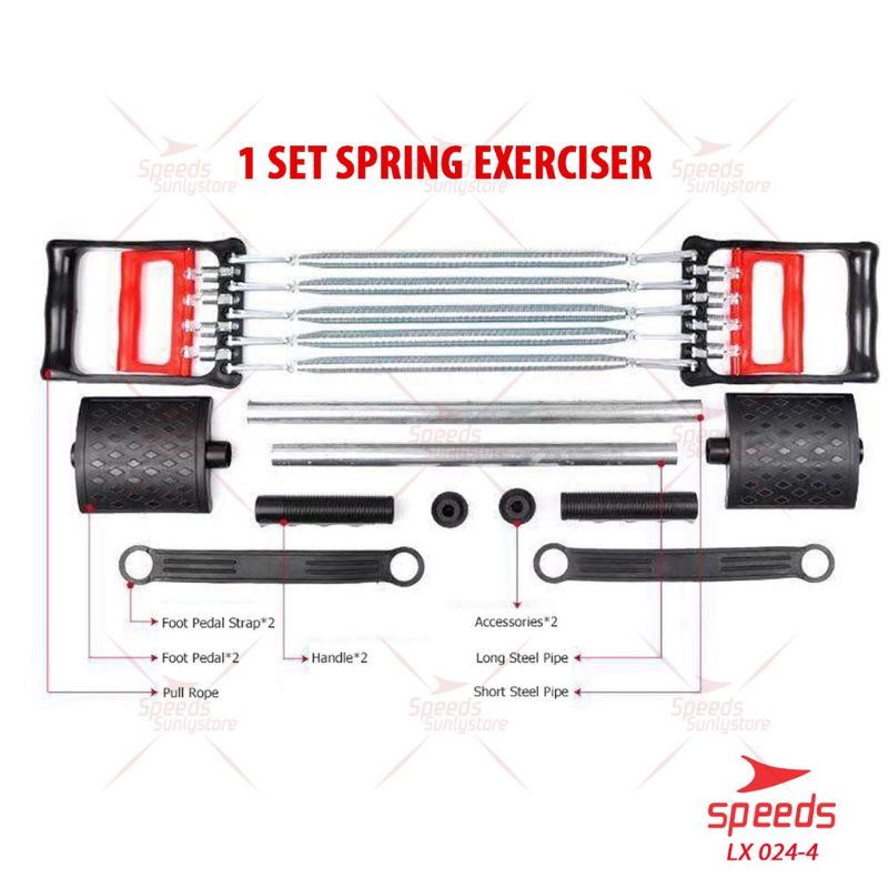 Jual SPRING CHEST PULL 3IN1 EXERCISER GYM FITNESS HOME | Shopee Indonesia
